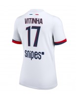 Ženske Nogometnih dresov Paris Saint-Germain Vitinha #17 Gostujoči 2025-26 Kratki rokavi